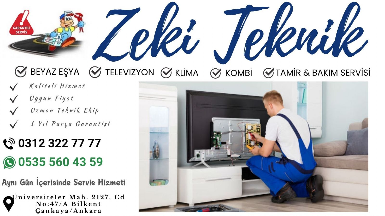 Bilkent Televizyon Tamircisi